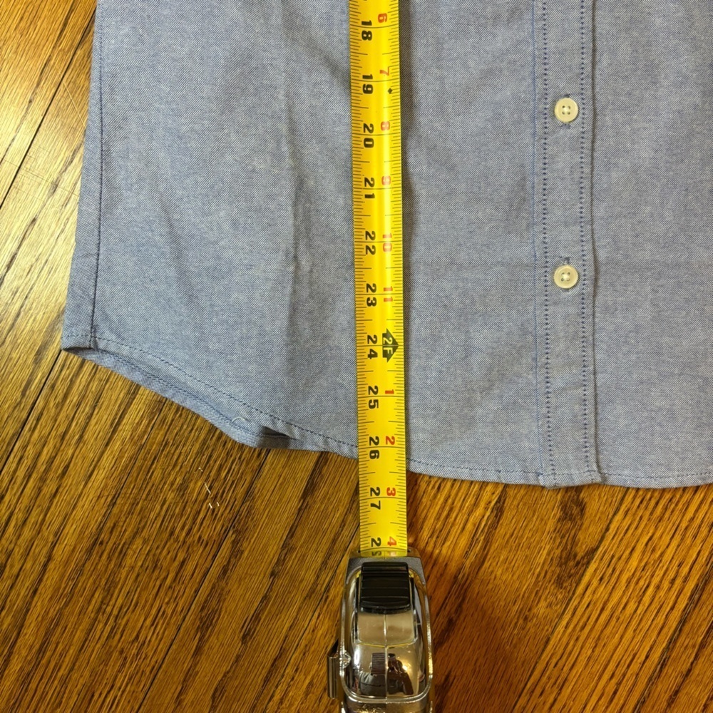 NWT Women’s J.Crew denim long sleeve button down shirt. Size: xs - Picture 6 of 8